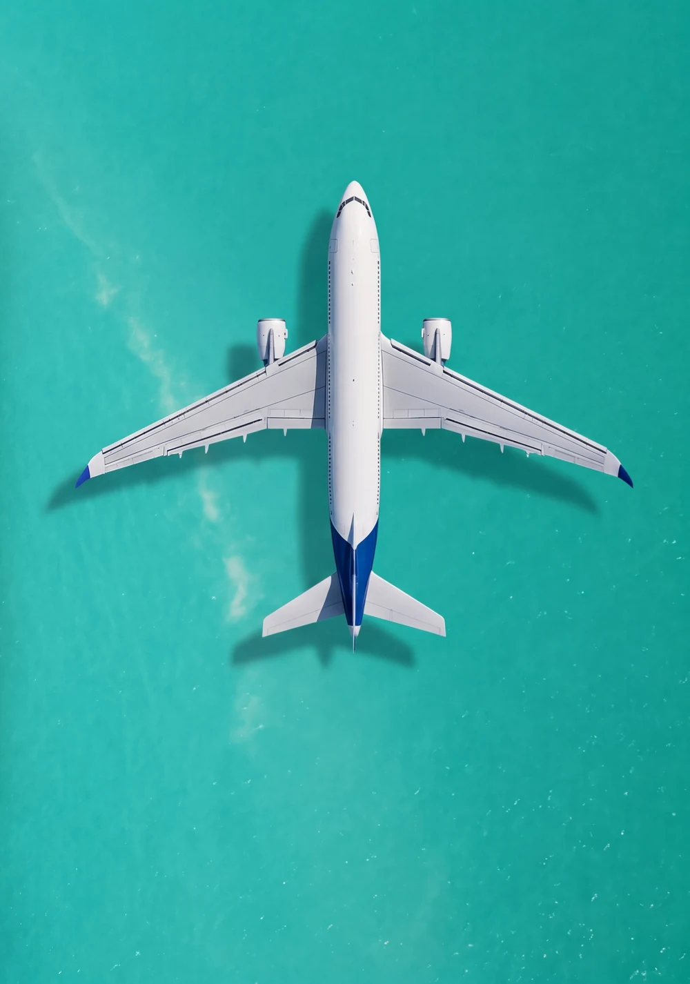 Escena ilustrativa de transporte aéreo de carga